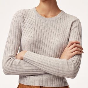Aritzia Babaton Nathaniel Cropped Sweater NWOT